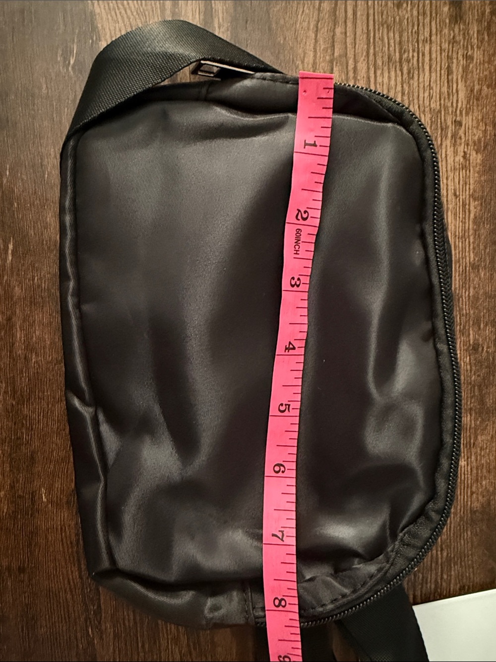 Black Crossbody Belt Bag Bag - Picture 10 of 11